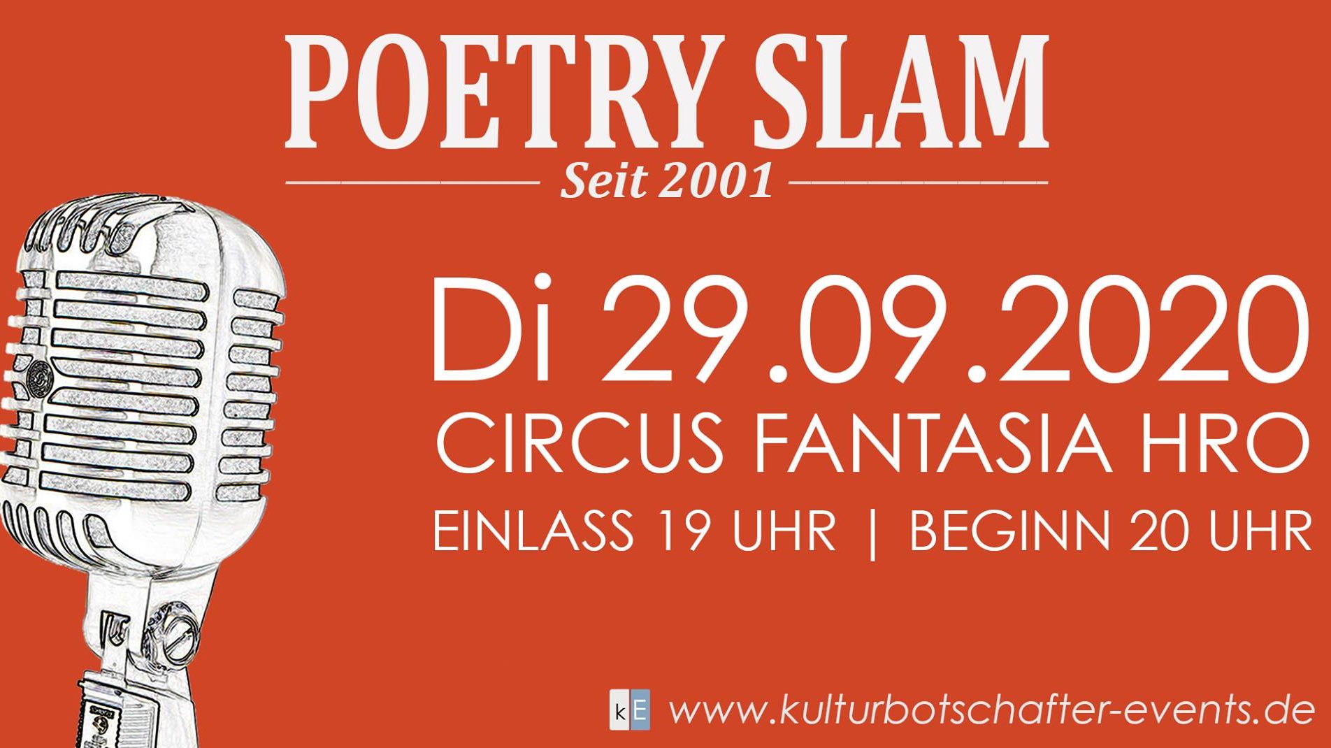 Poetry Slam (Lesung) Circus Fantasia