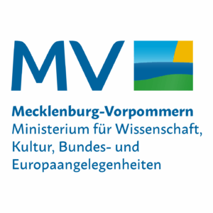 Mecklenburg-Vorpommern Ministerium für Wissenschaft, Kultur, Bundes- und Europaangelegenheiten Logo