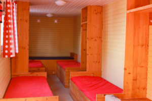 Betten in Mehrbett-Circuswagen